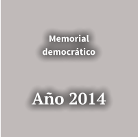 Memorial democrático    Año 2014